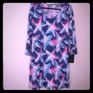 Lilly Pulitzer Beacon Indigo Starstruck NWOT